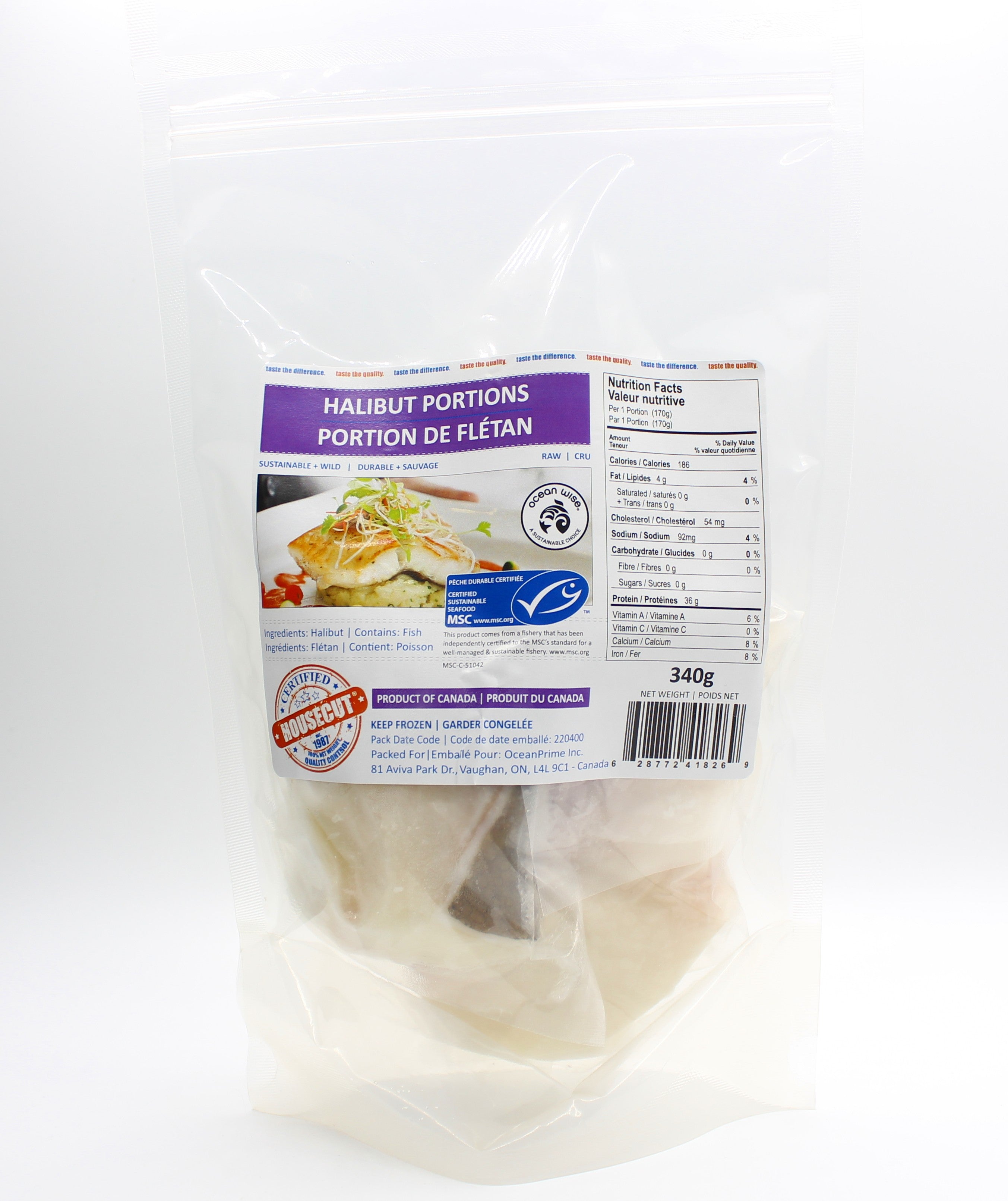 Housecut Certified Halibut Portions