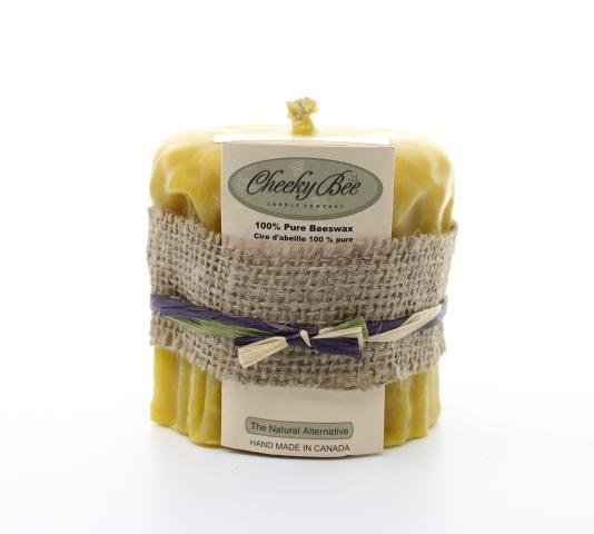 Cheeky Bee Dripped Pillar #5 Candle