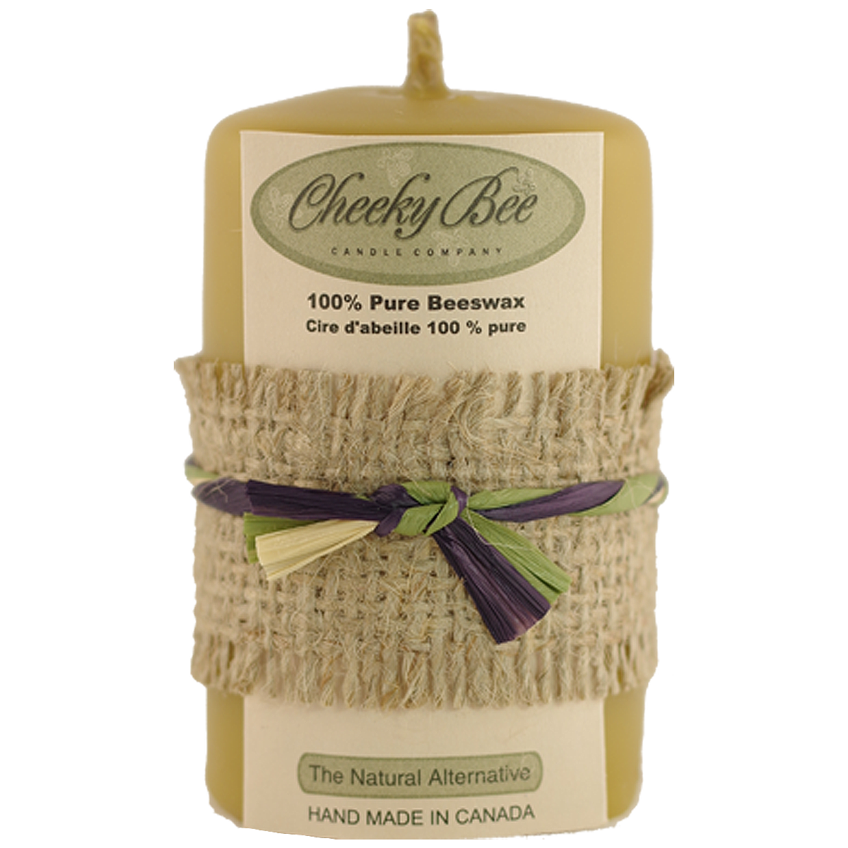 Cheeky Bee Smooth Pillar #21 Candle