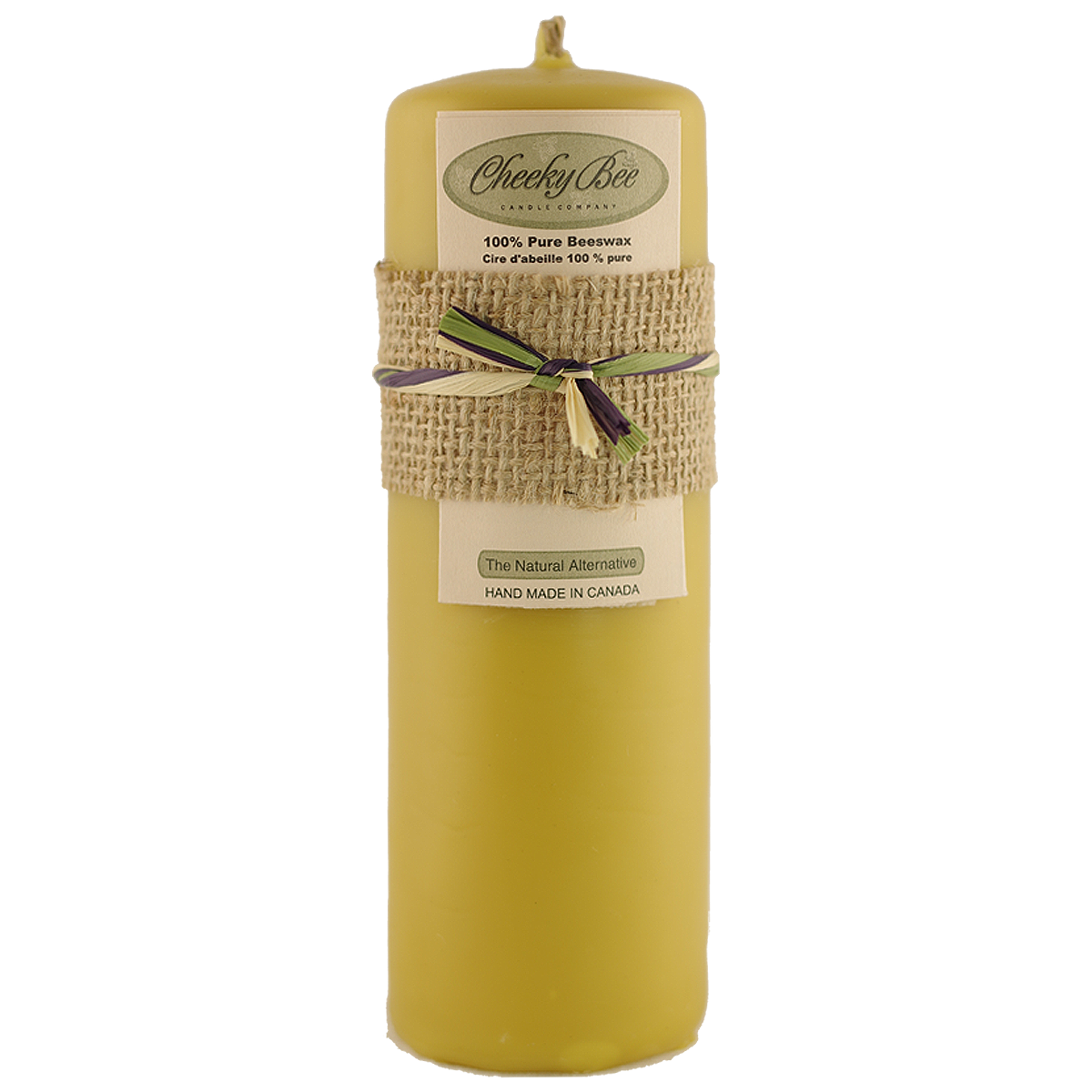 Cheeky Bee Smooth Pillar #22 Candle