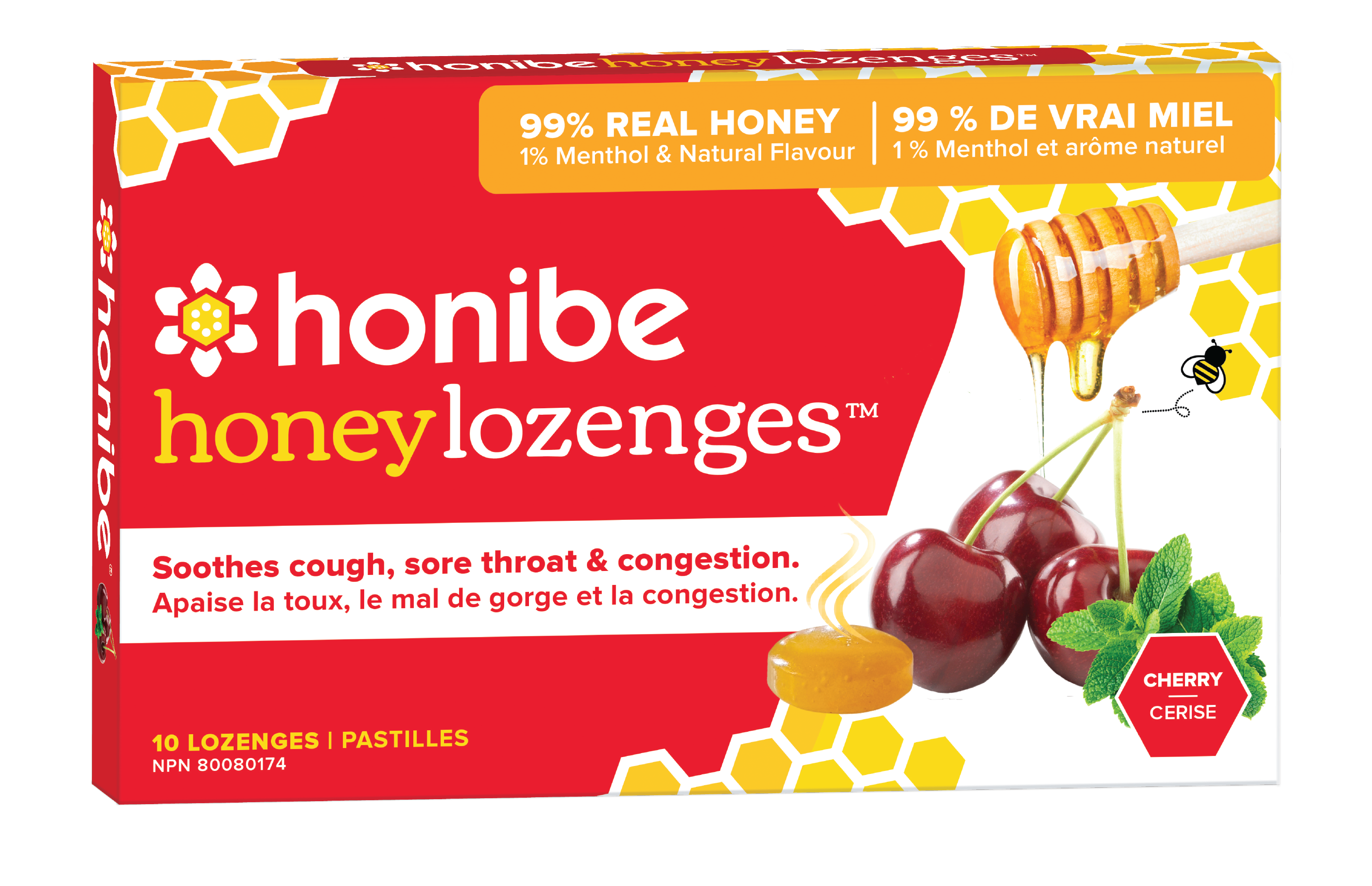 Honibe Cherry Honey Lozenges