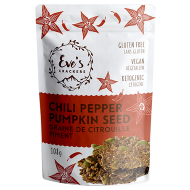 Eve's Crackers Chili Pepper Pumpkin Crackers