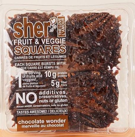 Sher Chocolate Wonder Veggie Squares