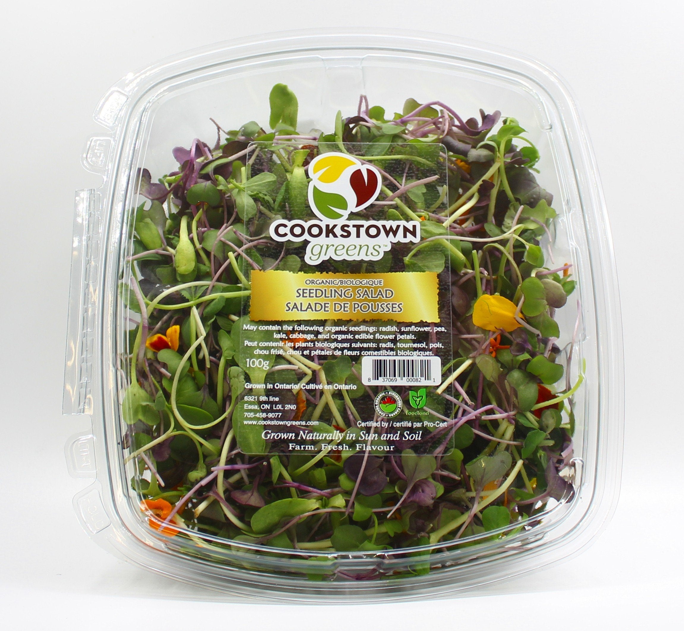 Cookstown Greens Organic Seedling Salad