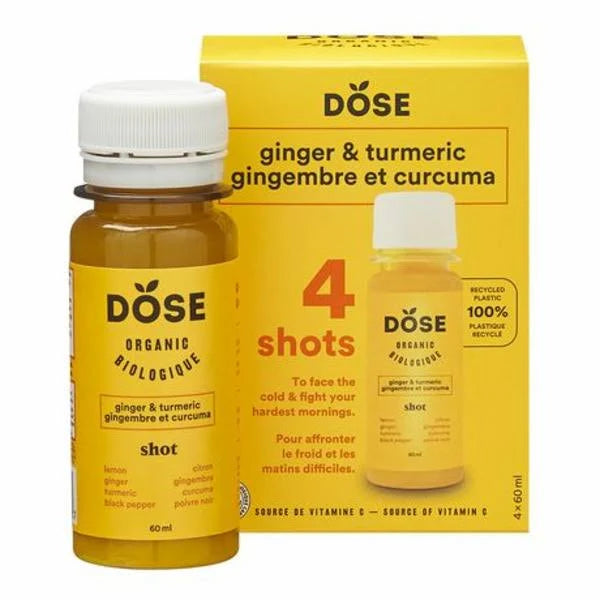 Dose Organic Ginger & Turmeric Shots