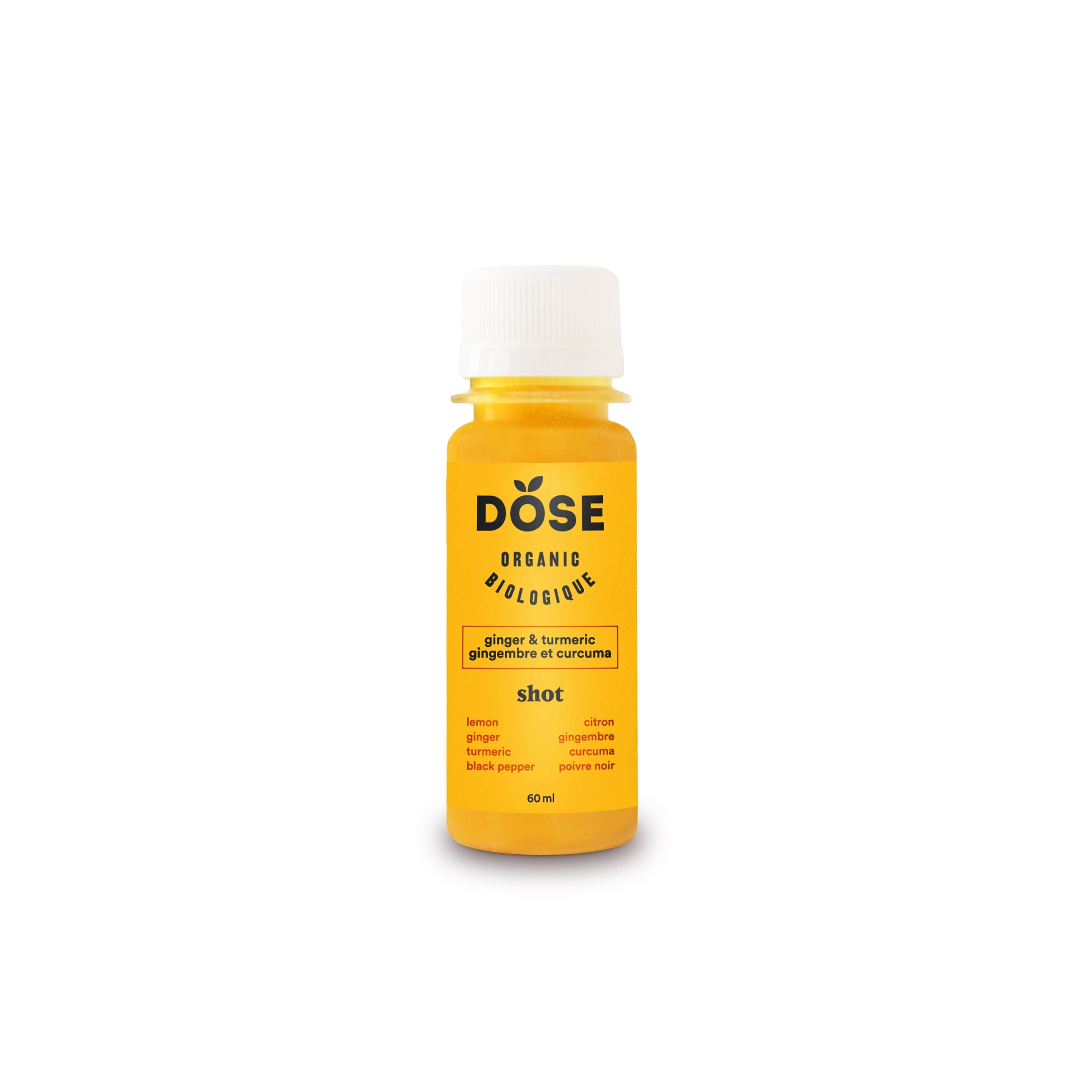 Dose Organic Ginger & Turmeric Shot