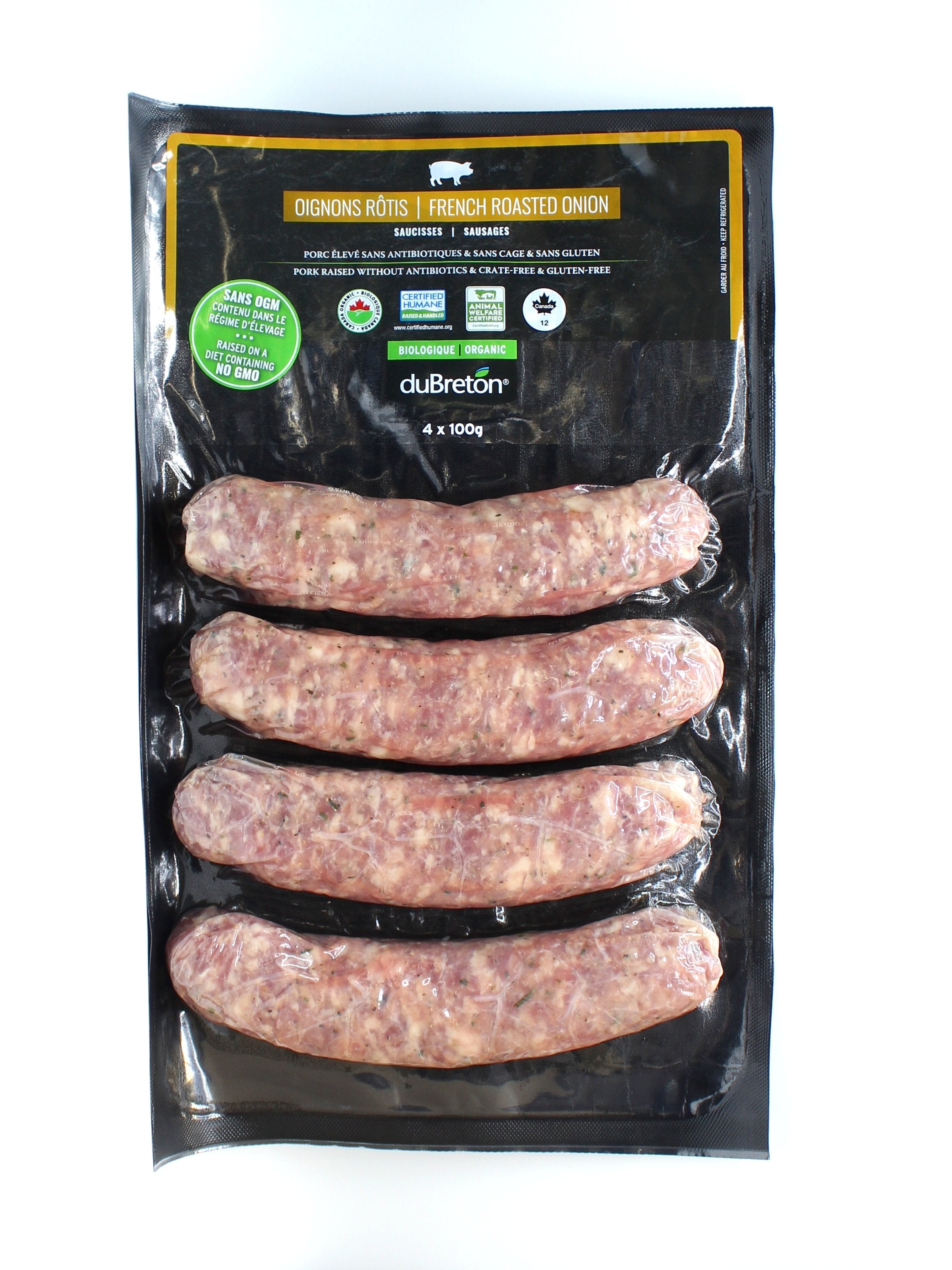 Du Breton Organic French Roasted Onion Sausages