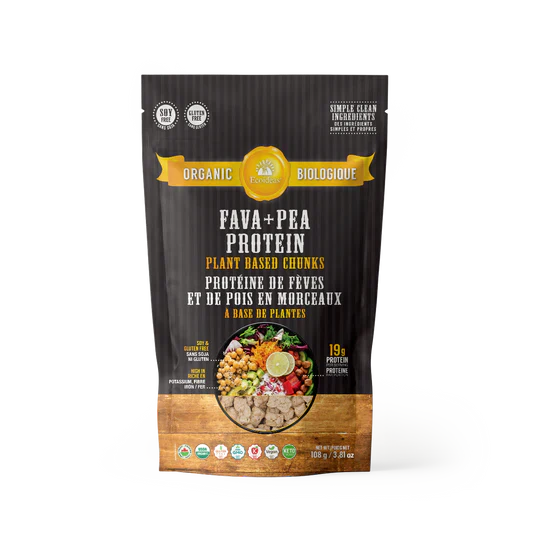 Organic Fava + Pea Protein Chunks