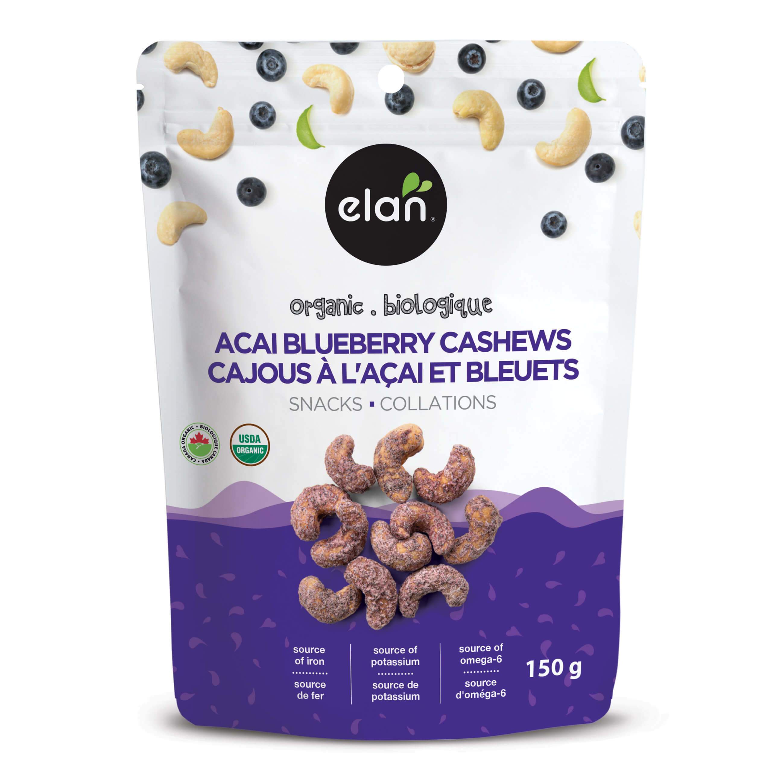 Elan Organic Acai Blueberry Cashews