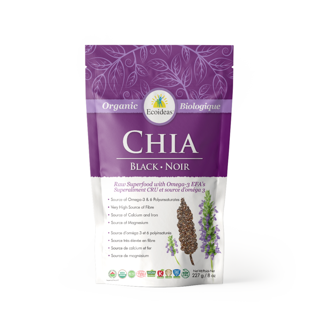 Ecoideas Black Chia Seeds