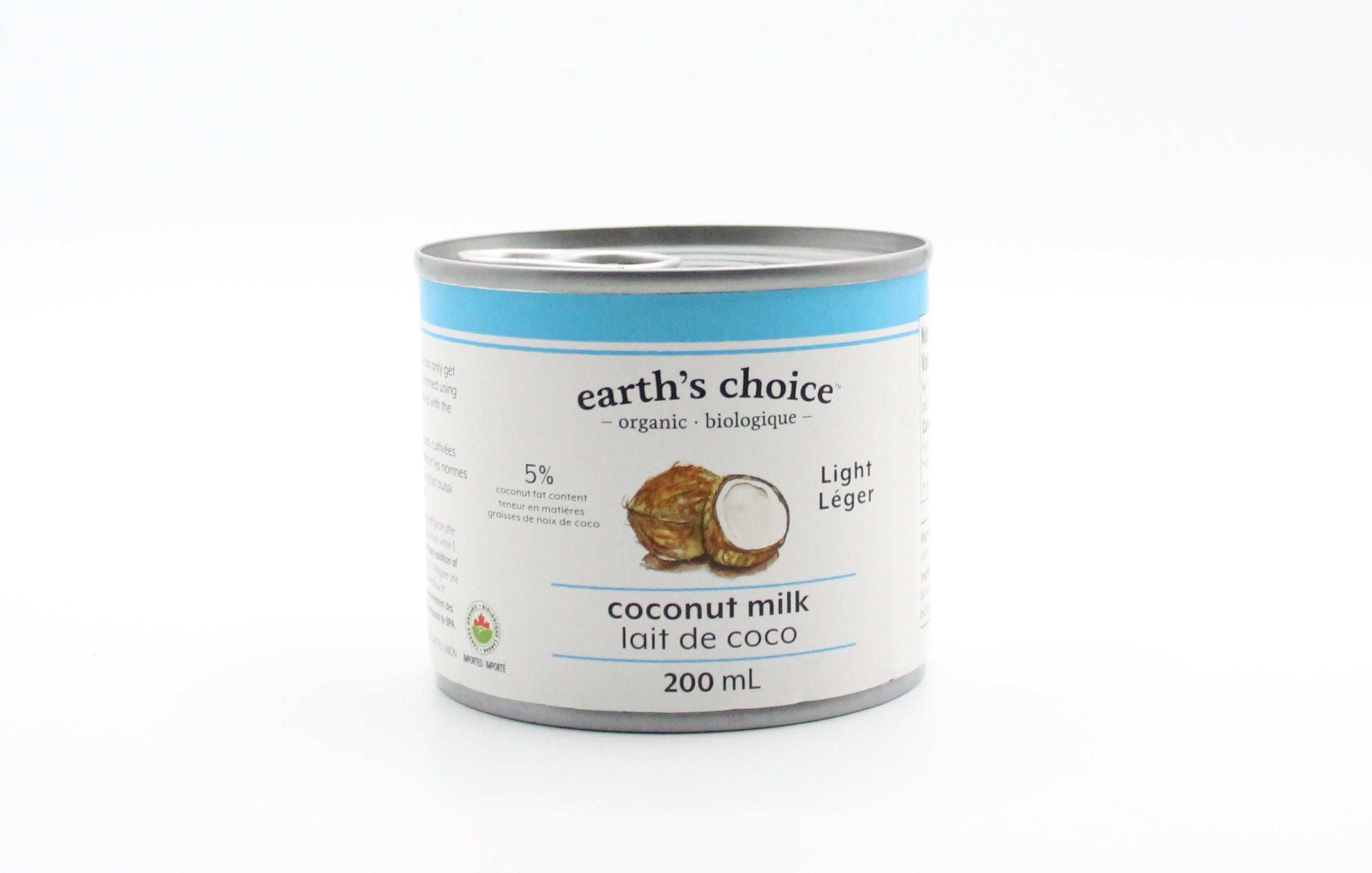 Organic Light Coconut Milk 5% Coconut Fat