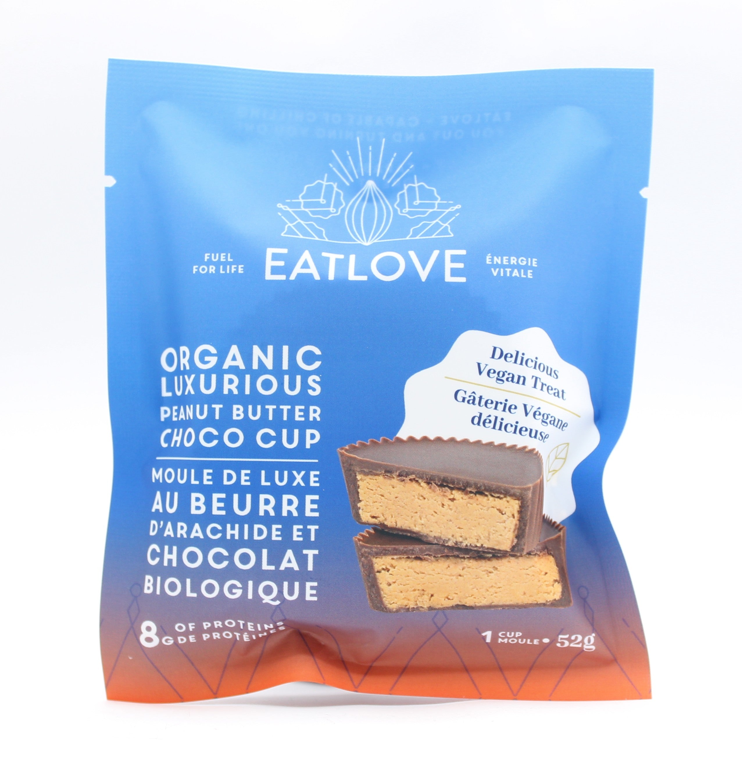 Eatlove Organic Luxurious Peanut Butter Choco Cup