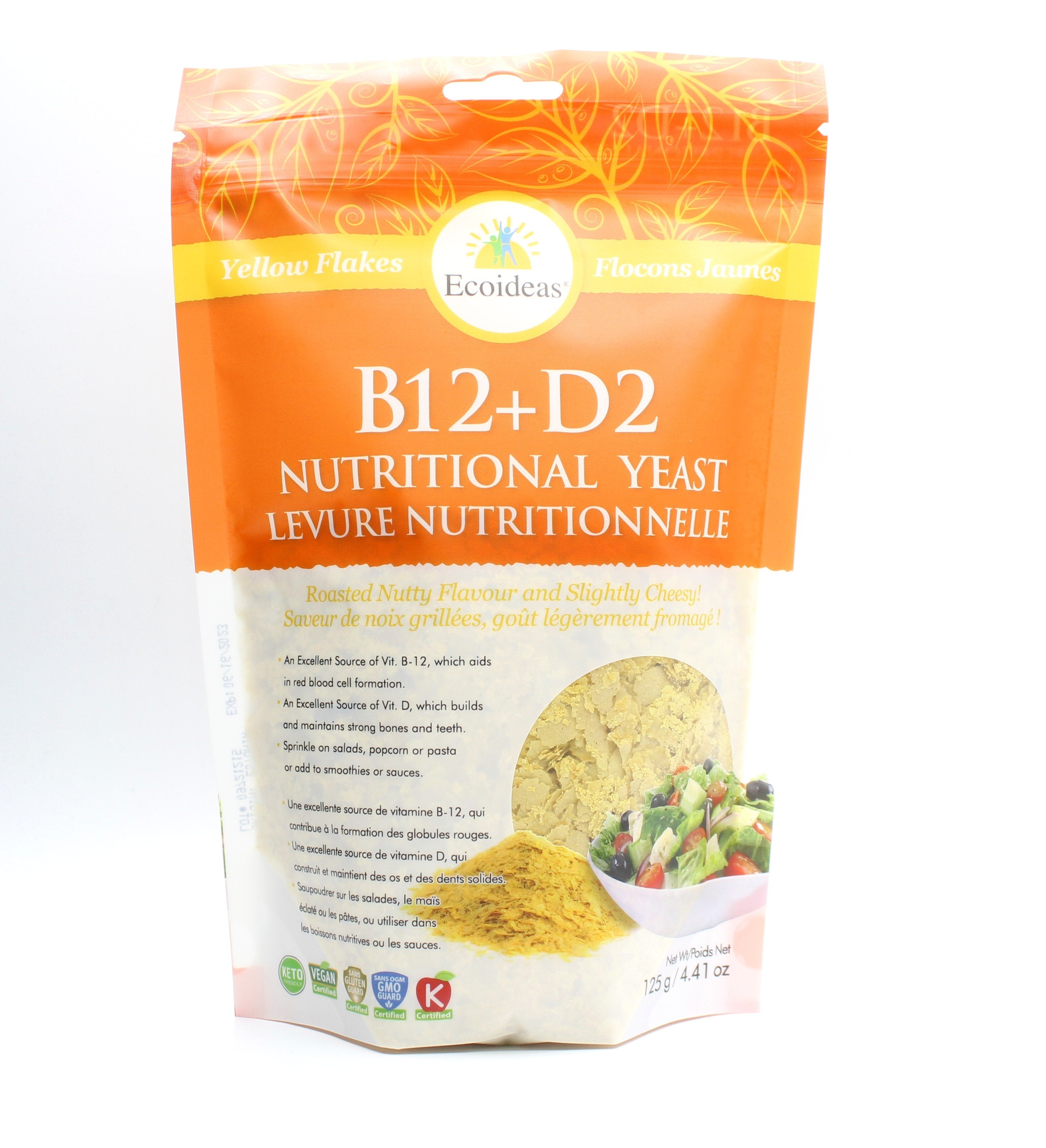 Levure nutritionnelle - B12 + D2 en flocons