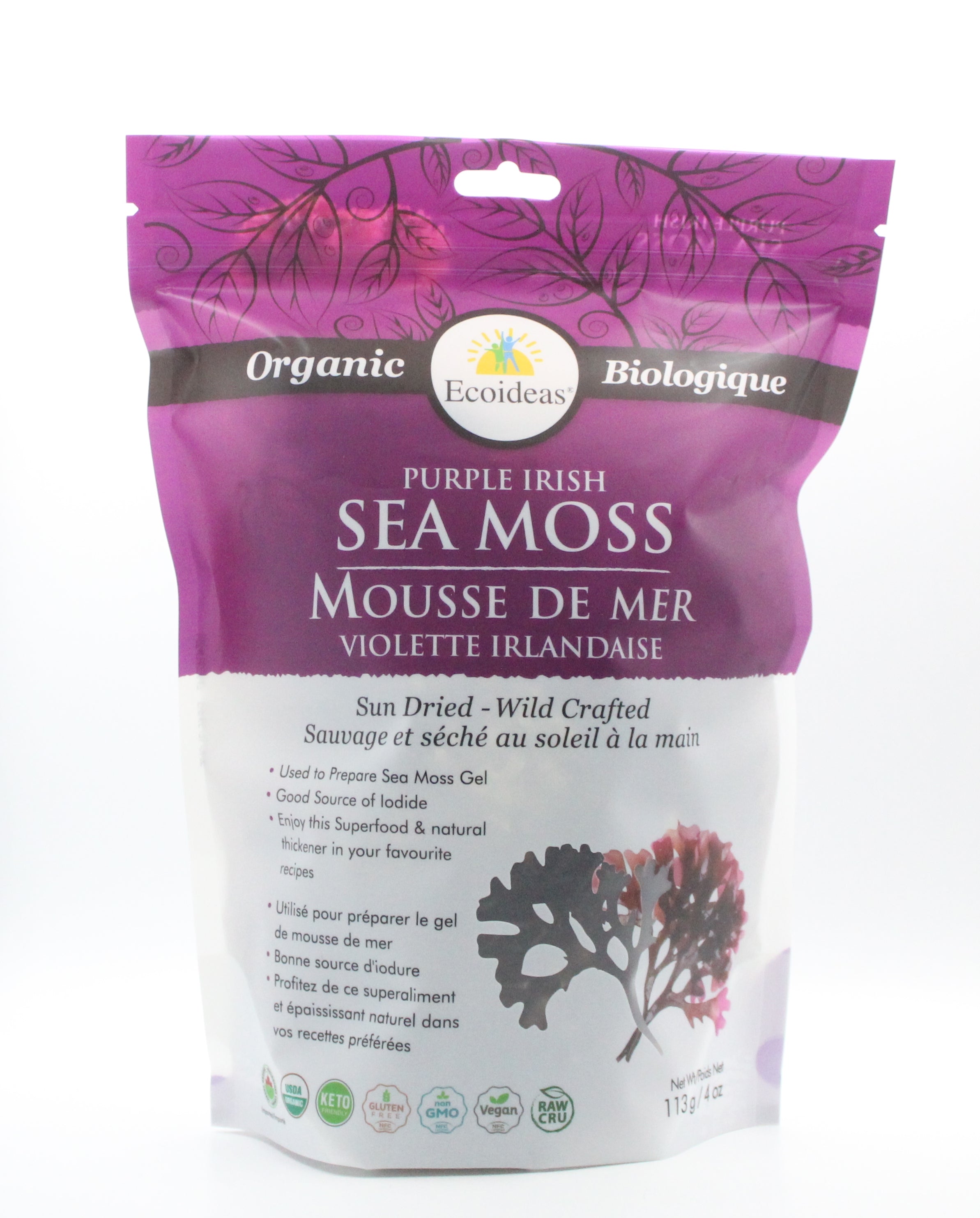 Ecoideas Organic Purple Irish Sea Moss