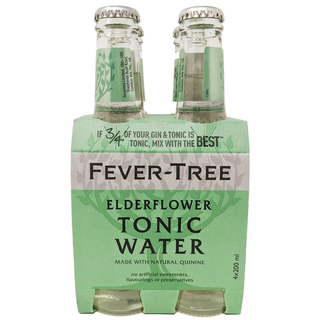 Fever-Tree Elderflower Tonic Water 4pk
