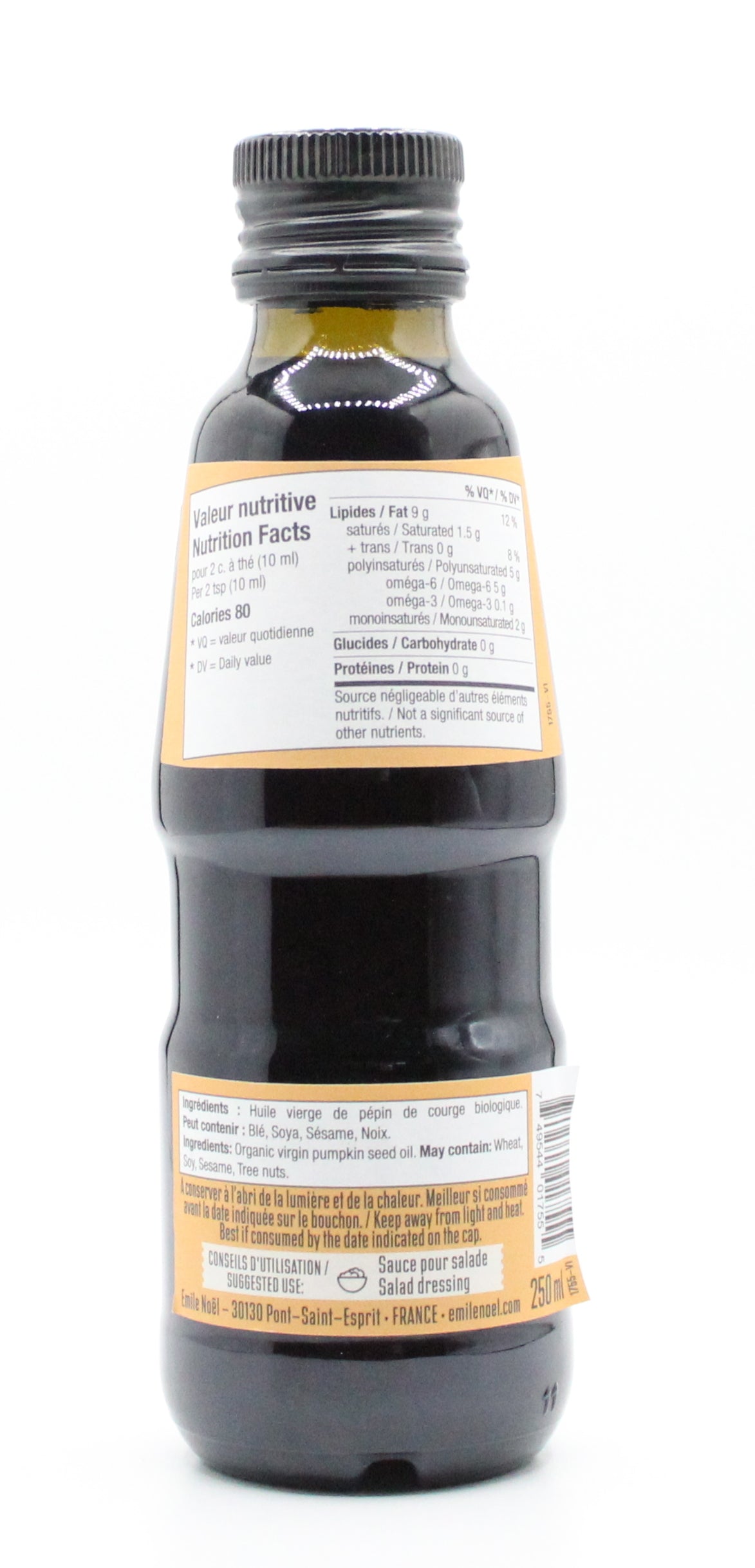 Emile Noel Organic Pumpkin Seed Oil