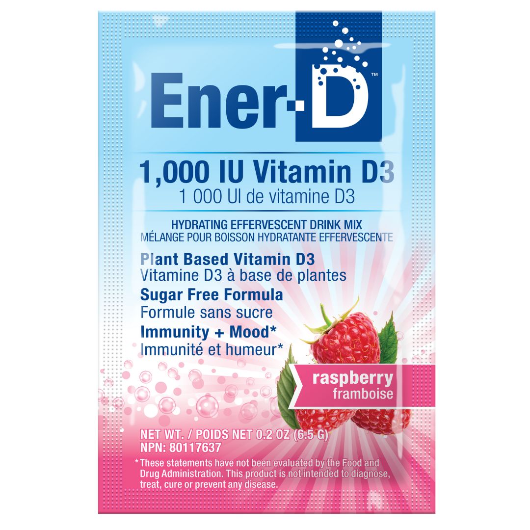 Ener-Life Raspberry Sugar-Free Ener-D Drink Mix