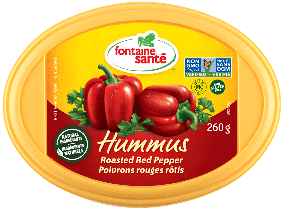 Fontaine Sante Hummus Roasted Red Pepper