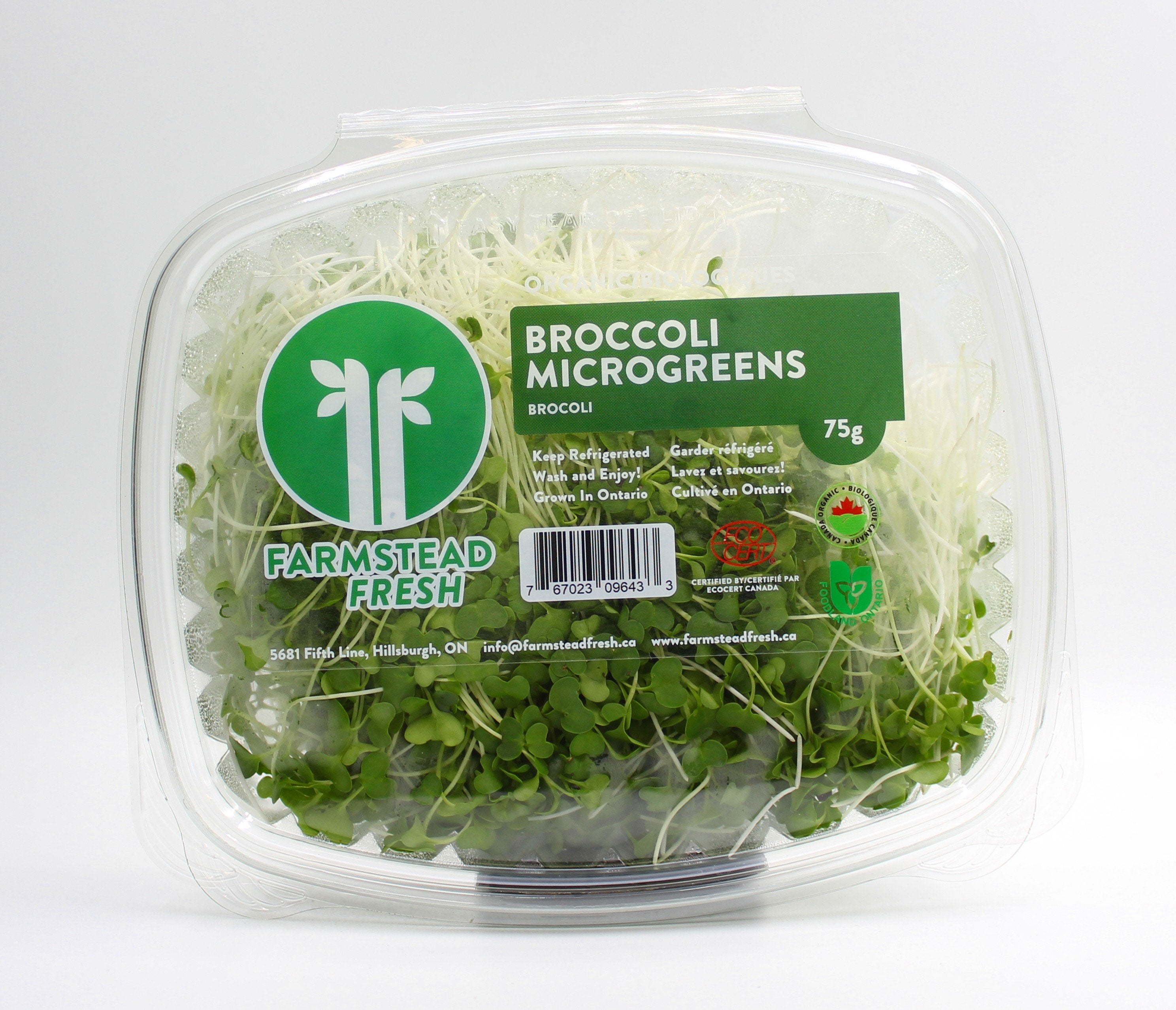 Farmstead Organic Broccoli Microgreens