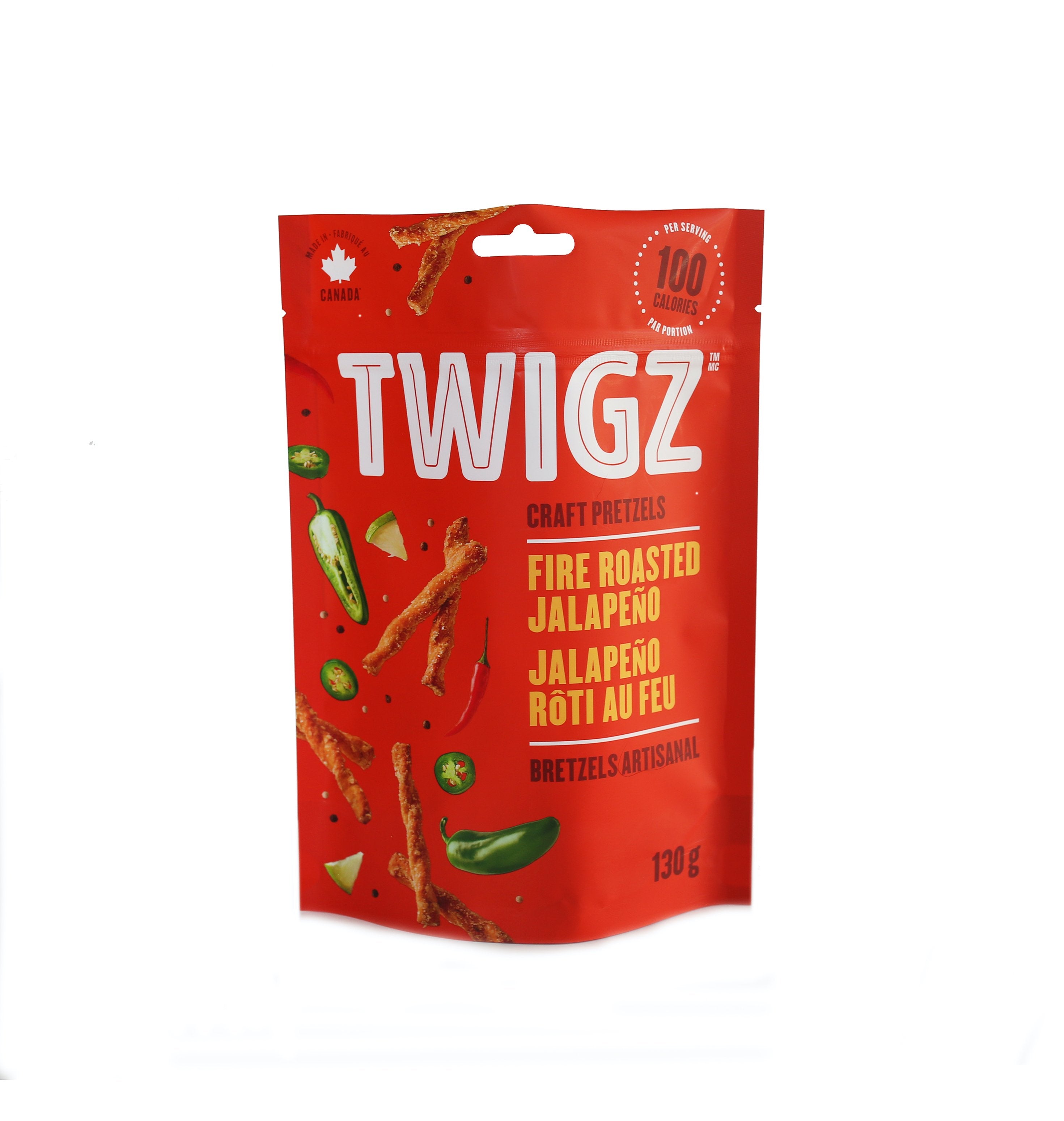 Twigz Fire Roasted Jalapeno Pretzels