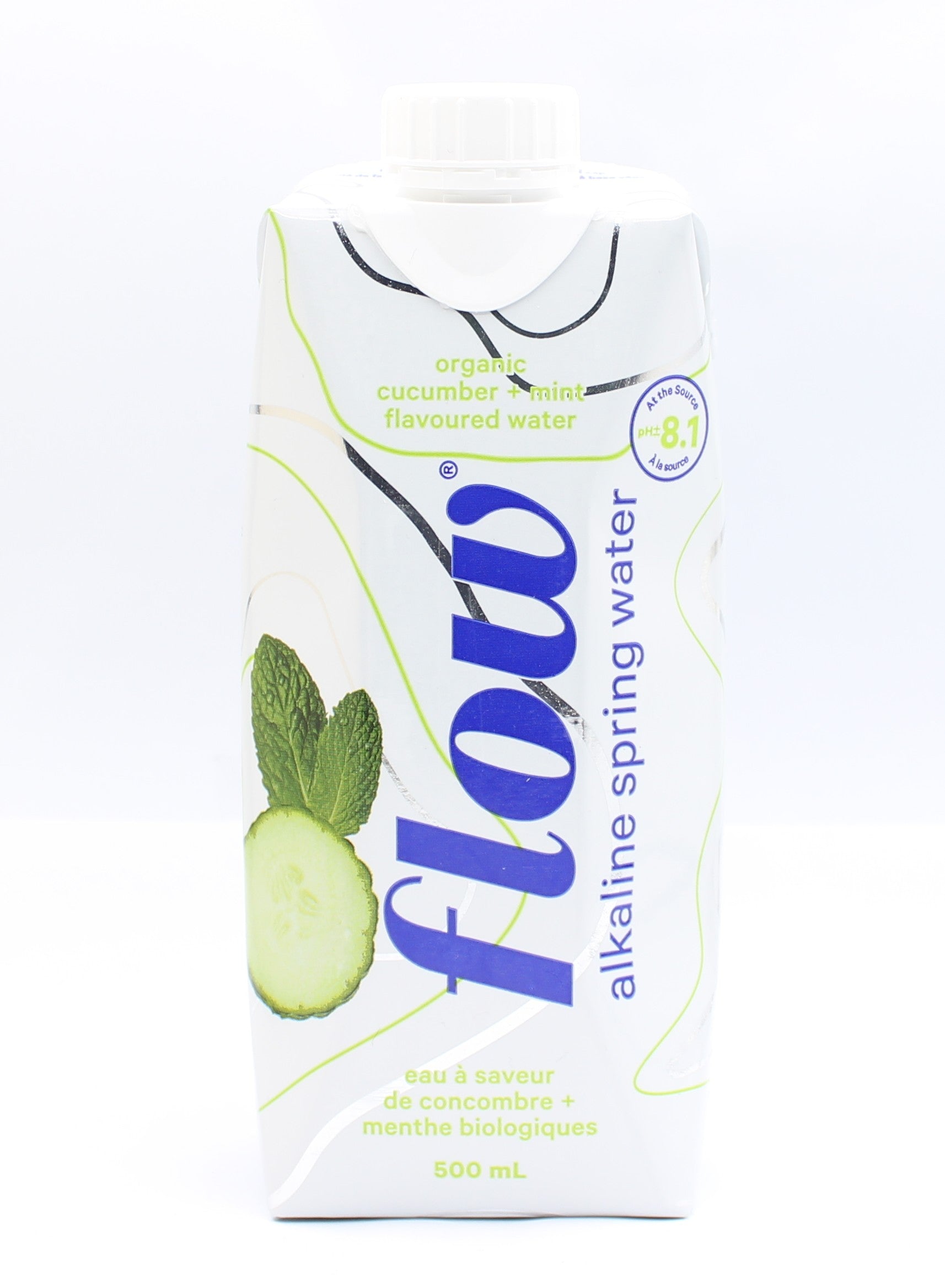 Organic Cucumber + Mint Alkaline Spring Water