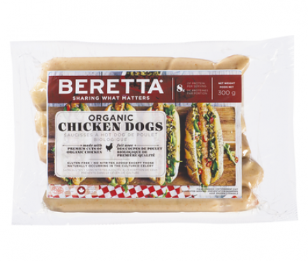 Beretta Organic Chicken Dogs