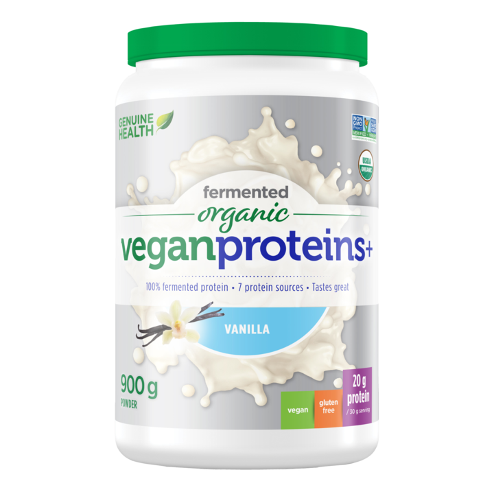 Genuine Health Organic Fermented Vegan Protein - Vanilla