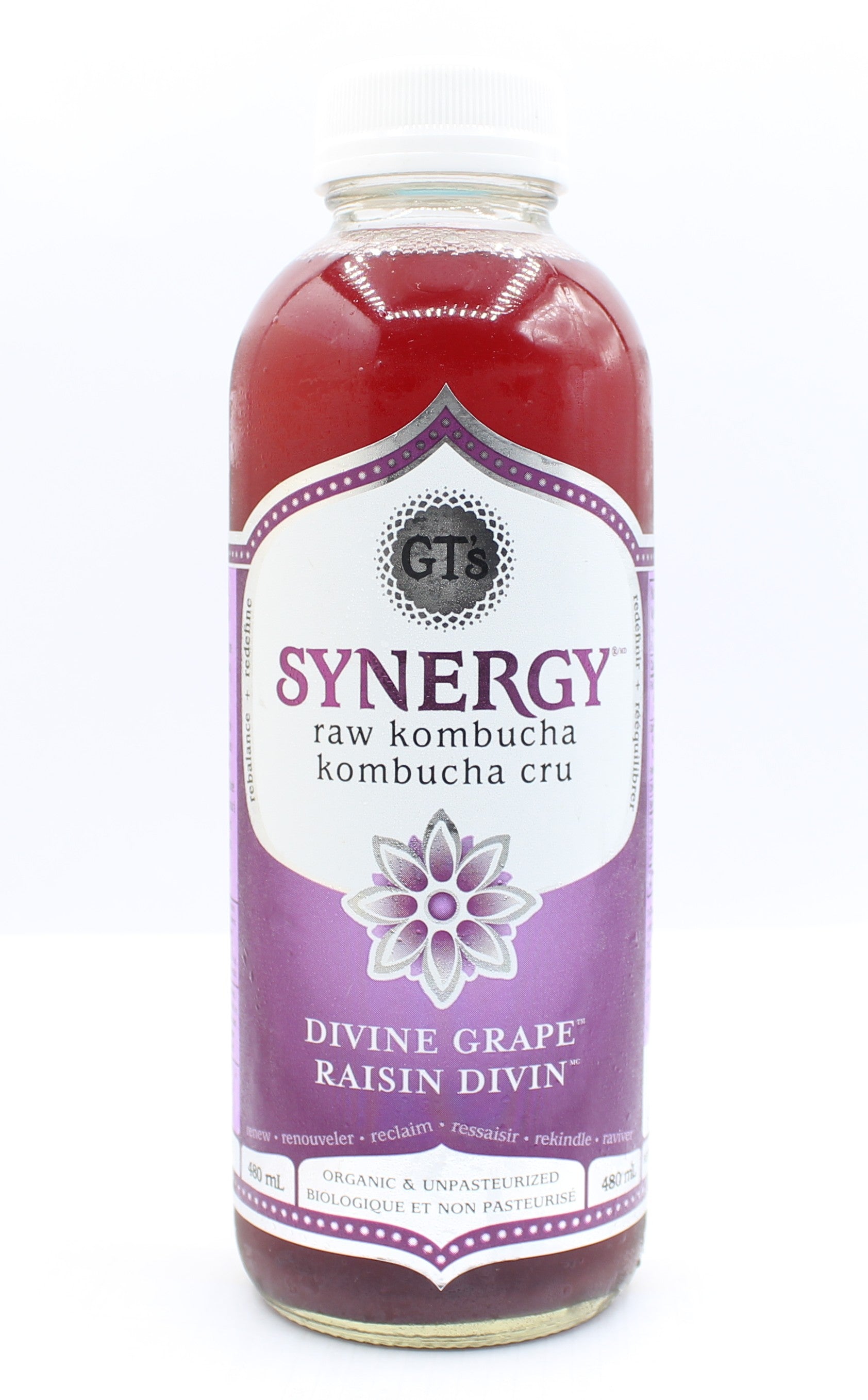 GT'S Organic Raw Divine Grape Kombucha