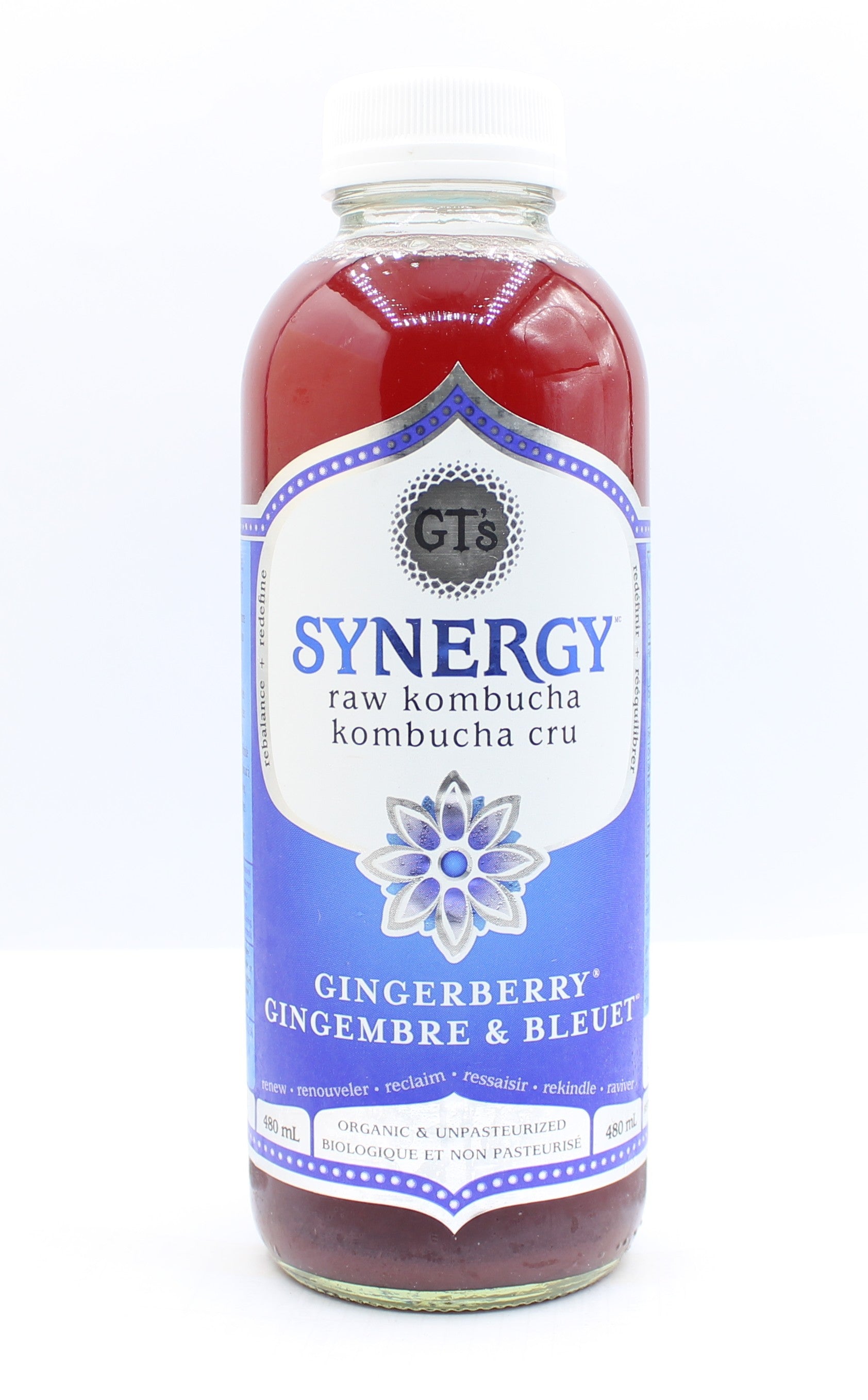 Organic Raw Gingerberry Kombucha
