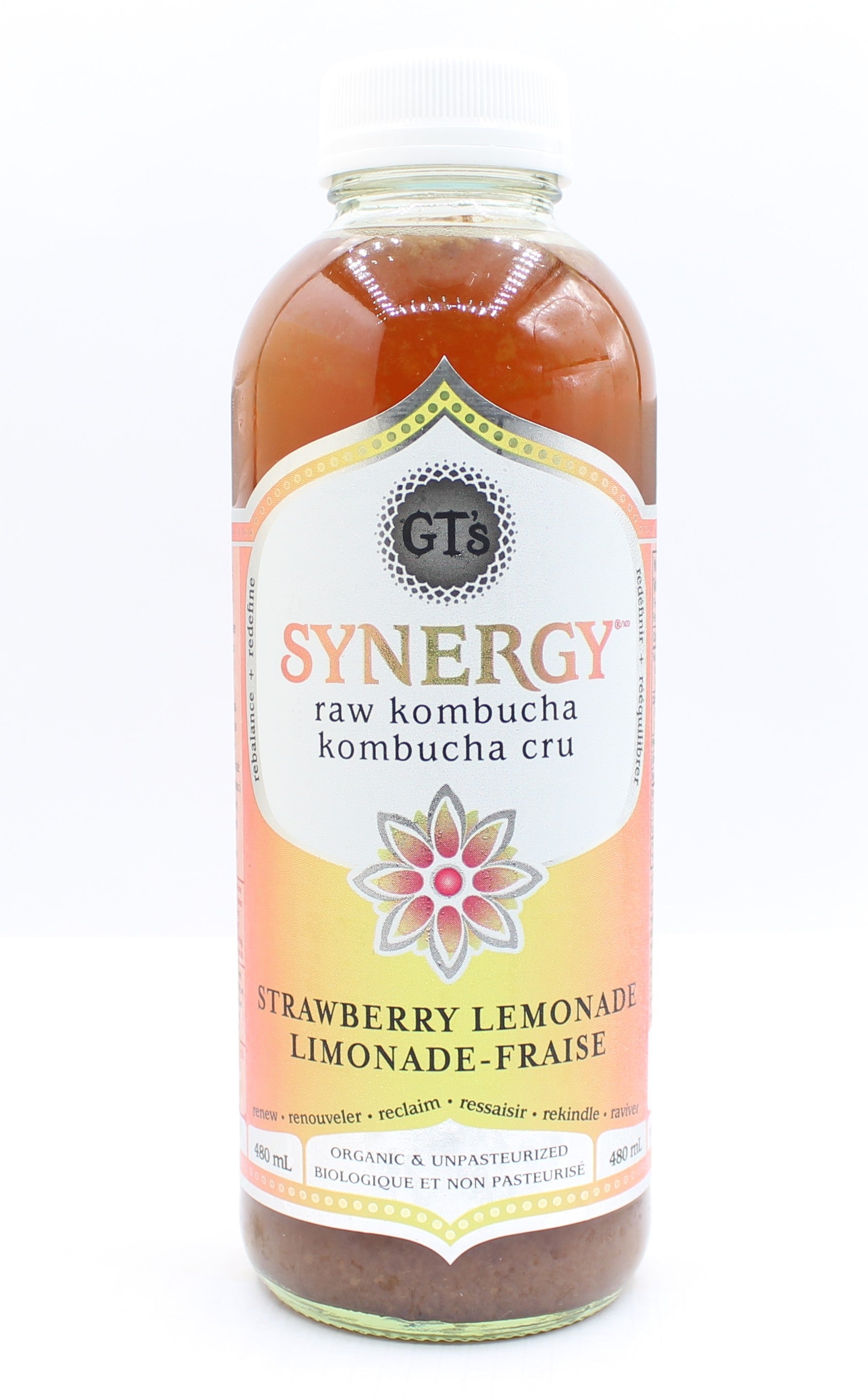 GT'S Organic Strawberry Lemonade Kombucha