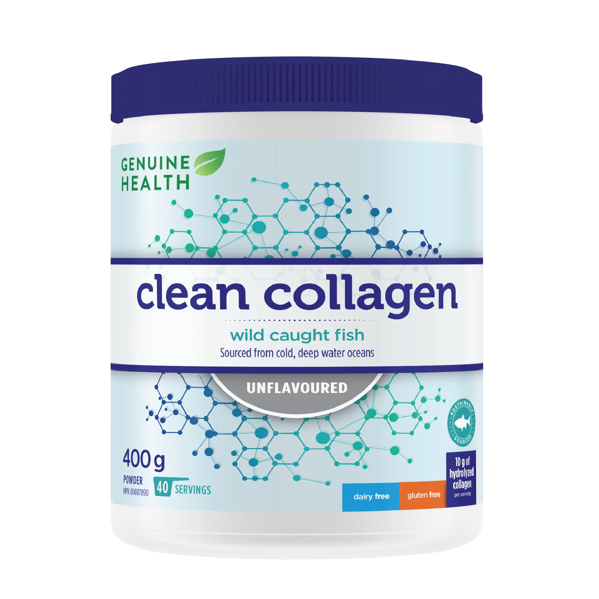 Genuine Health Unflavoured Marine Collagen