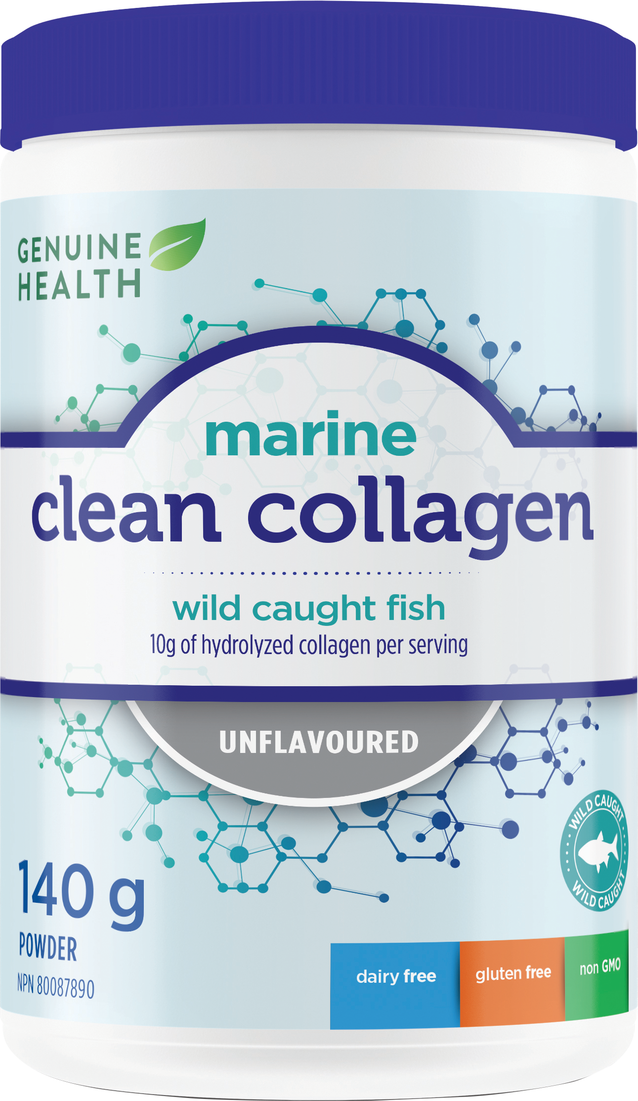 Genuine Health Unflavoured Clean Marine Collagen