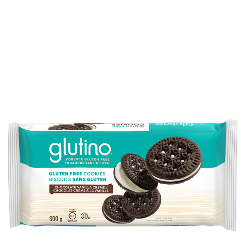 Glutino Chocolate Vanilla Crème Cookies