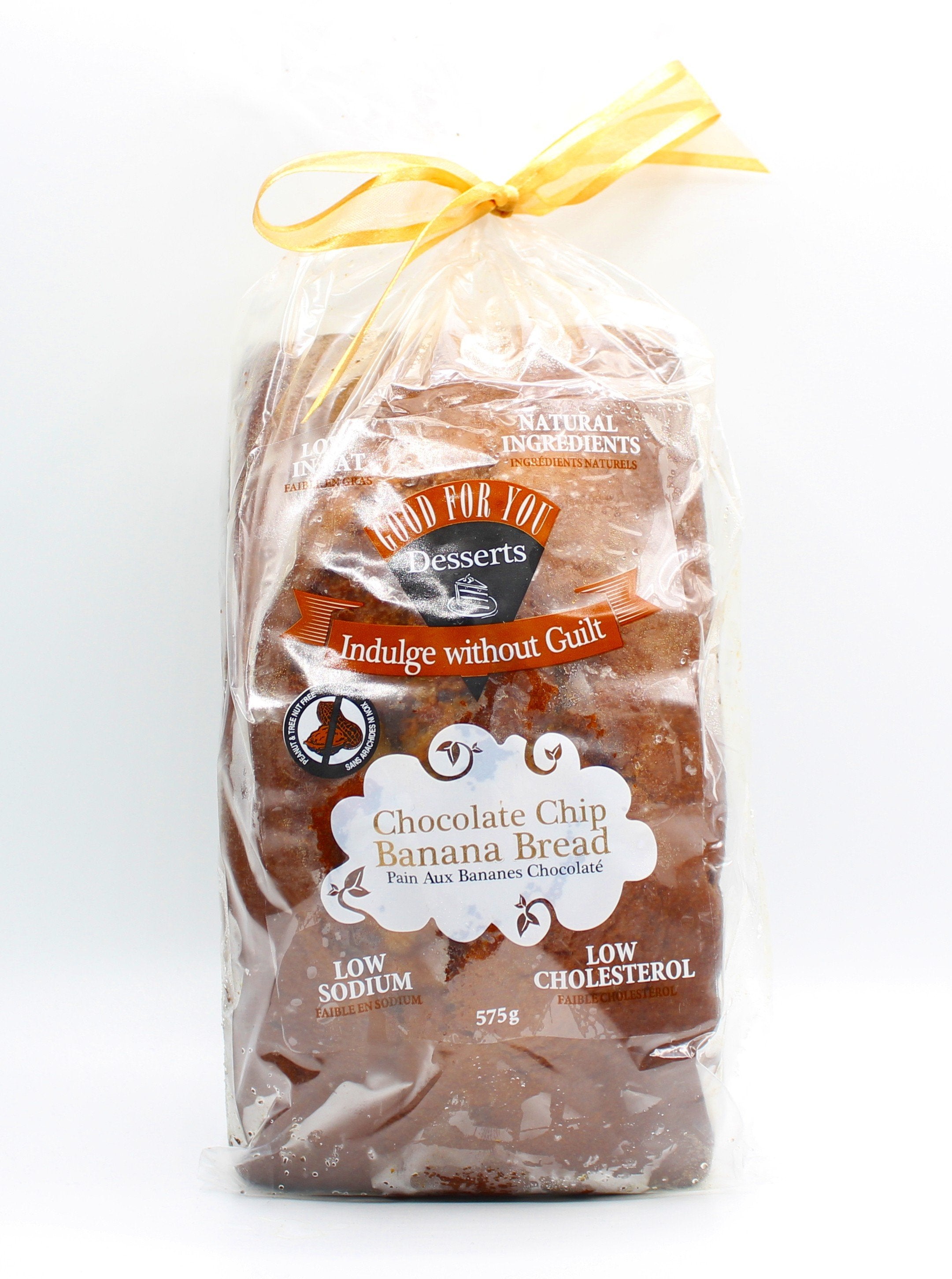 Good for You Nut Free Chocolate Chip Banana Bread