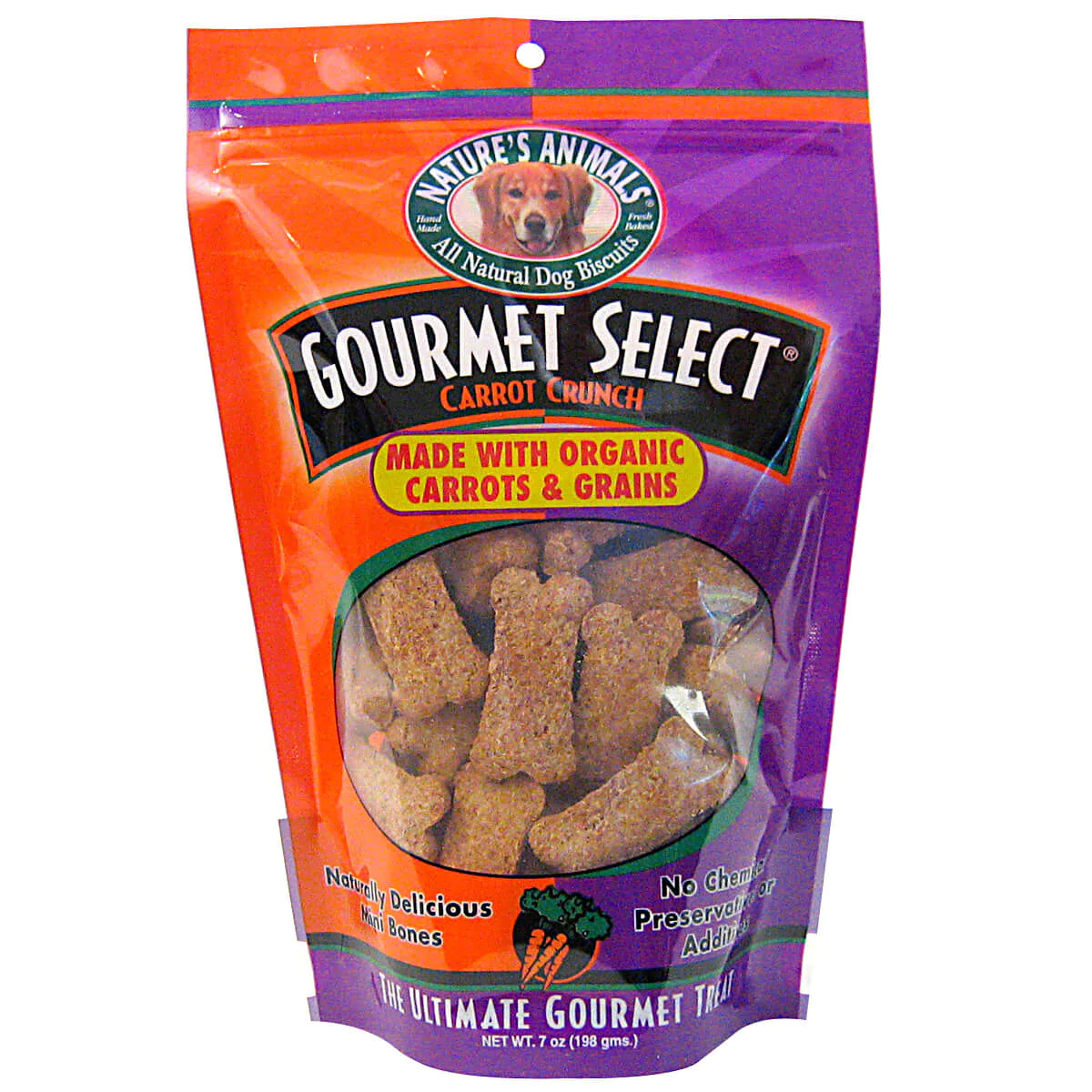 Natures Animals Organic Carrot Crunch For Dogs