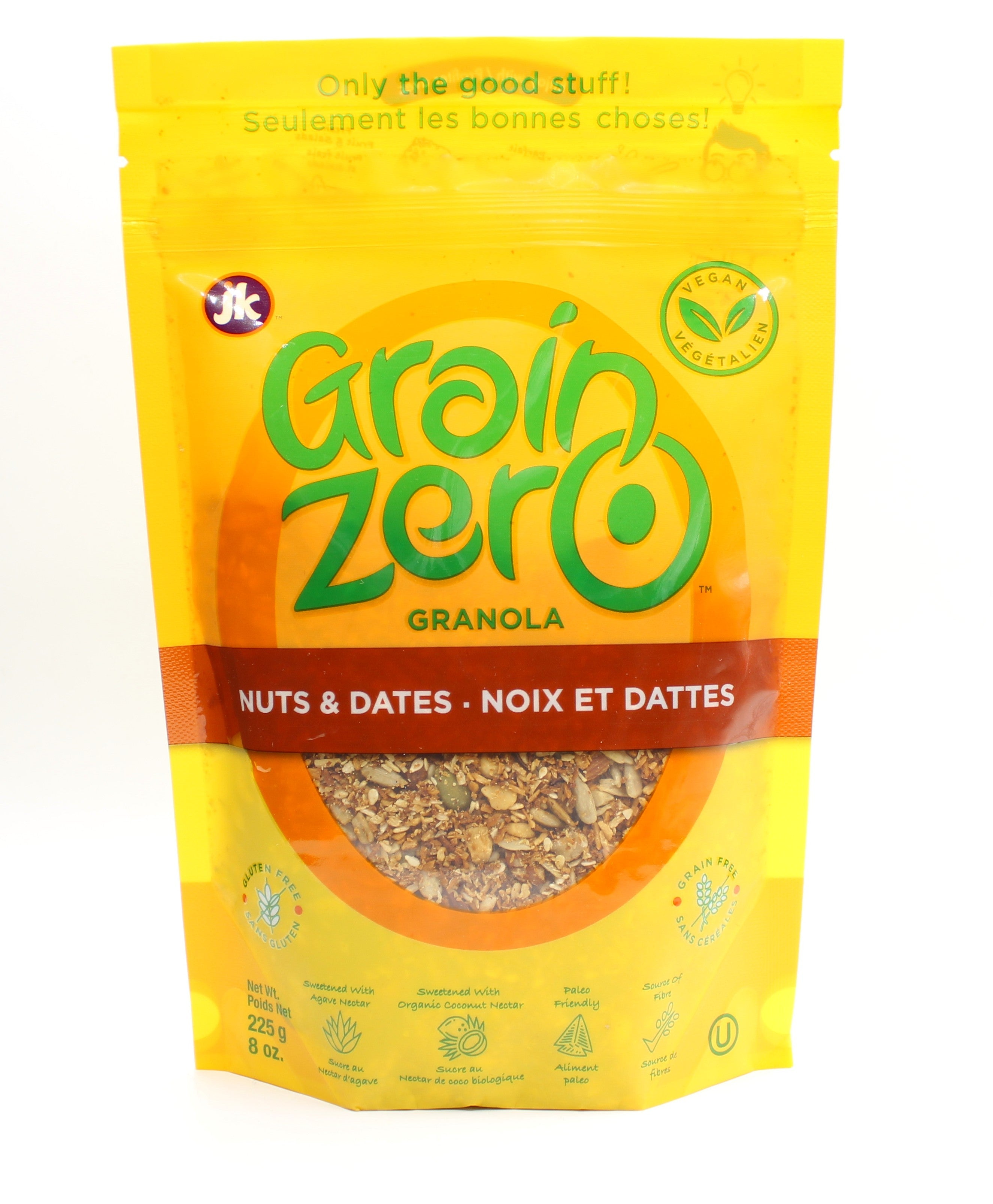 Grain Zero Vegan Nuts & Dates Granola