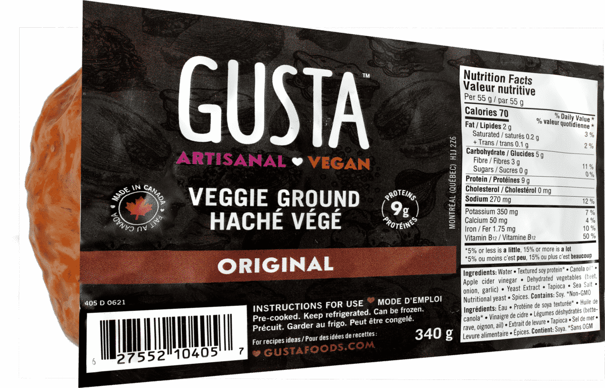 Gusta Original Veggie Ground