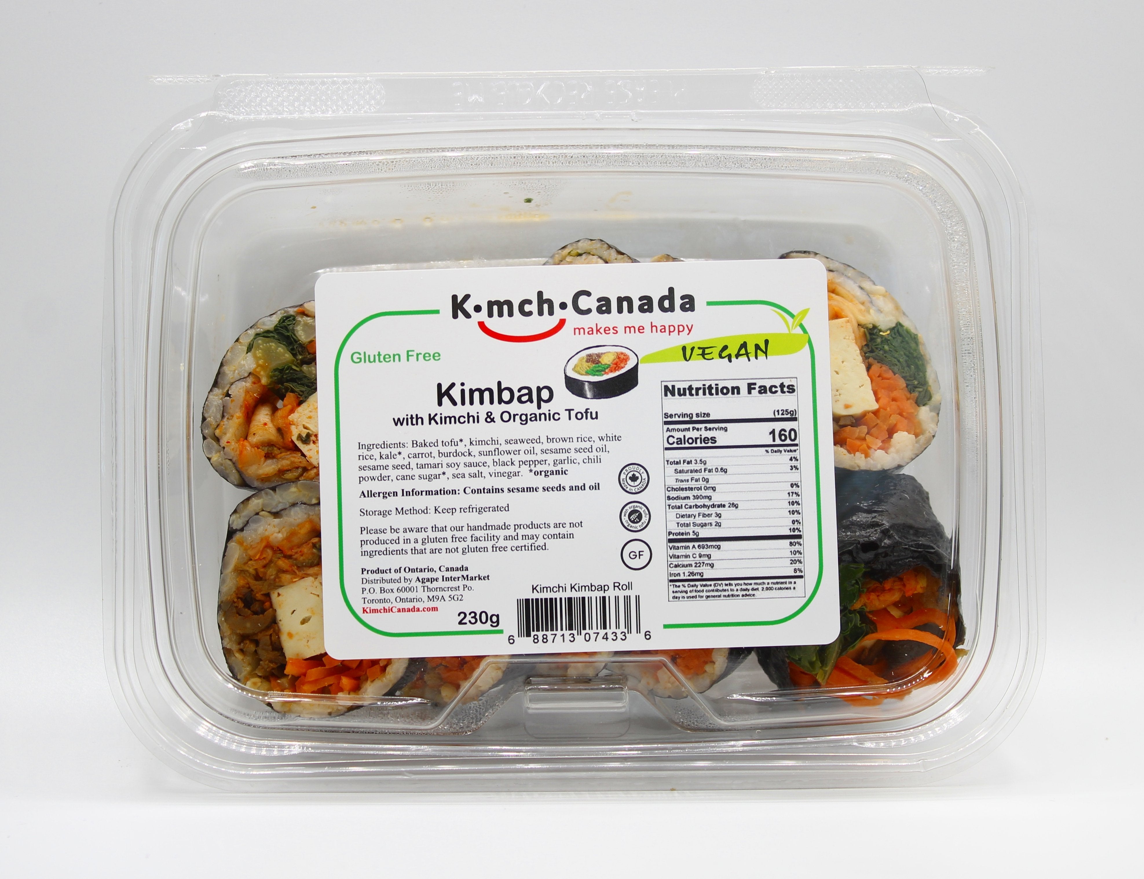 Happy Kimchi Vegan Korean Kimchi Kimbab