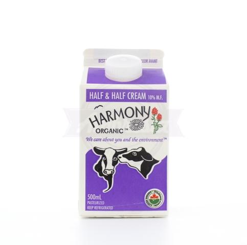 Harmony Organic Organic 10% Half & Half Cream