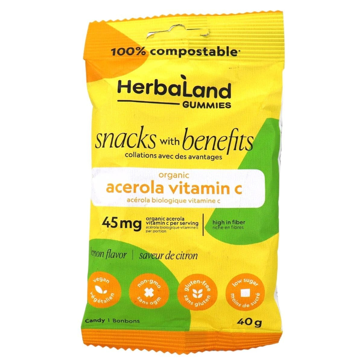 Acerola Vitamin C Lemon Flavour Gummies