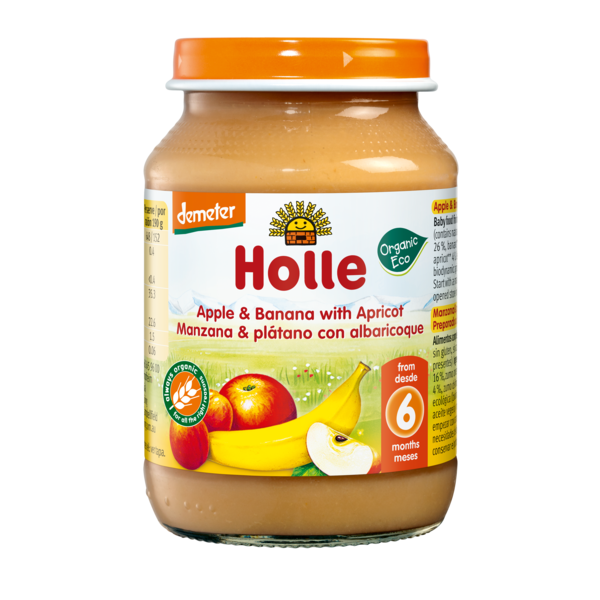Holle Organic Apple & Banana with Apricot