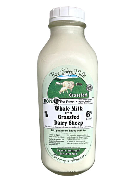 Hope Eco Farms Grassfed Sheep Milk