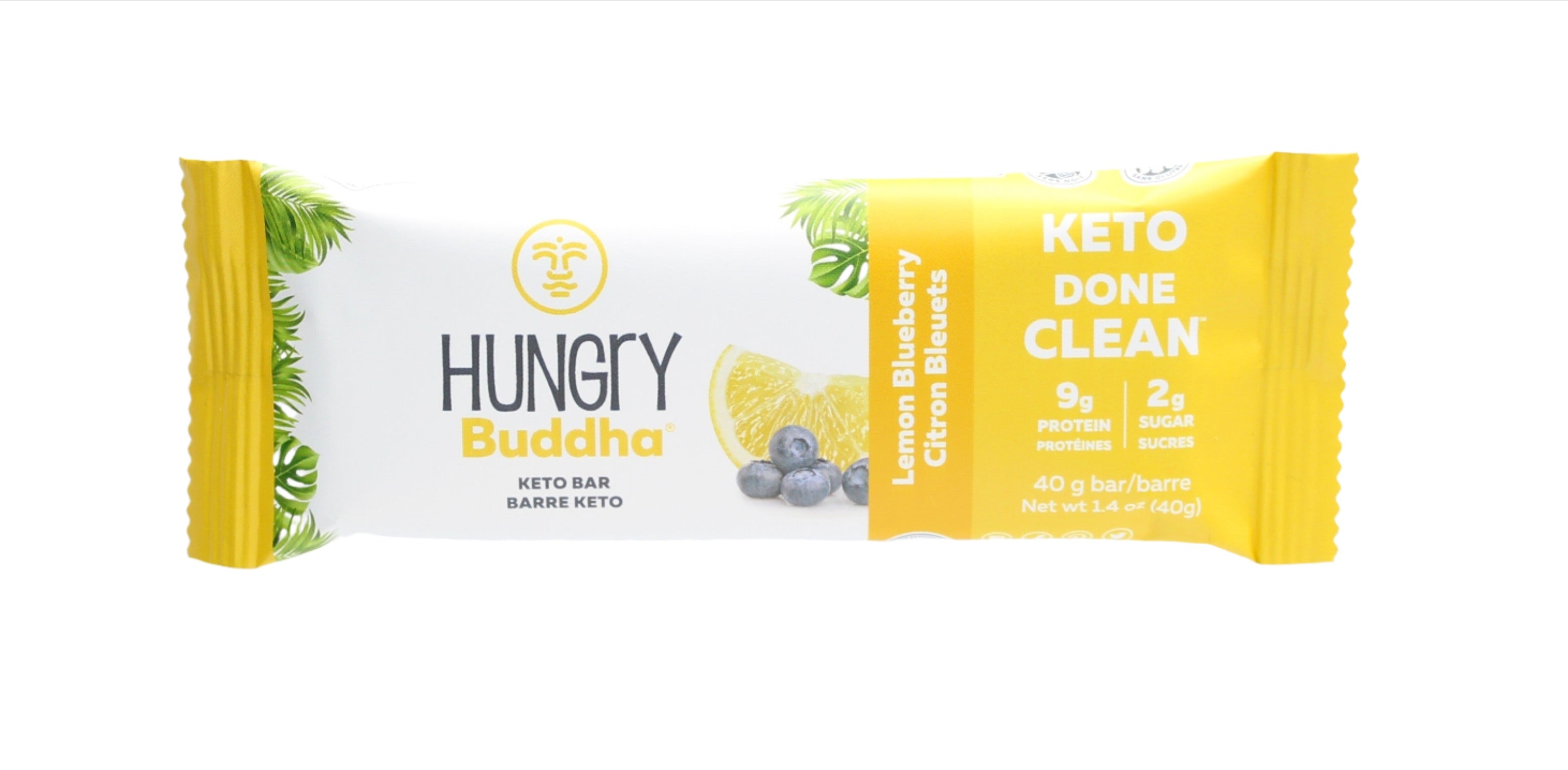 Hungry Buddha Lemon Blueberry Keto Bar