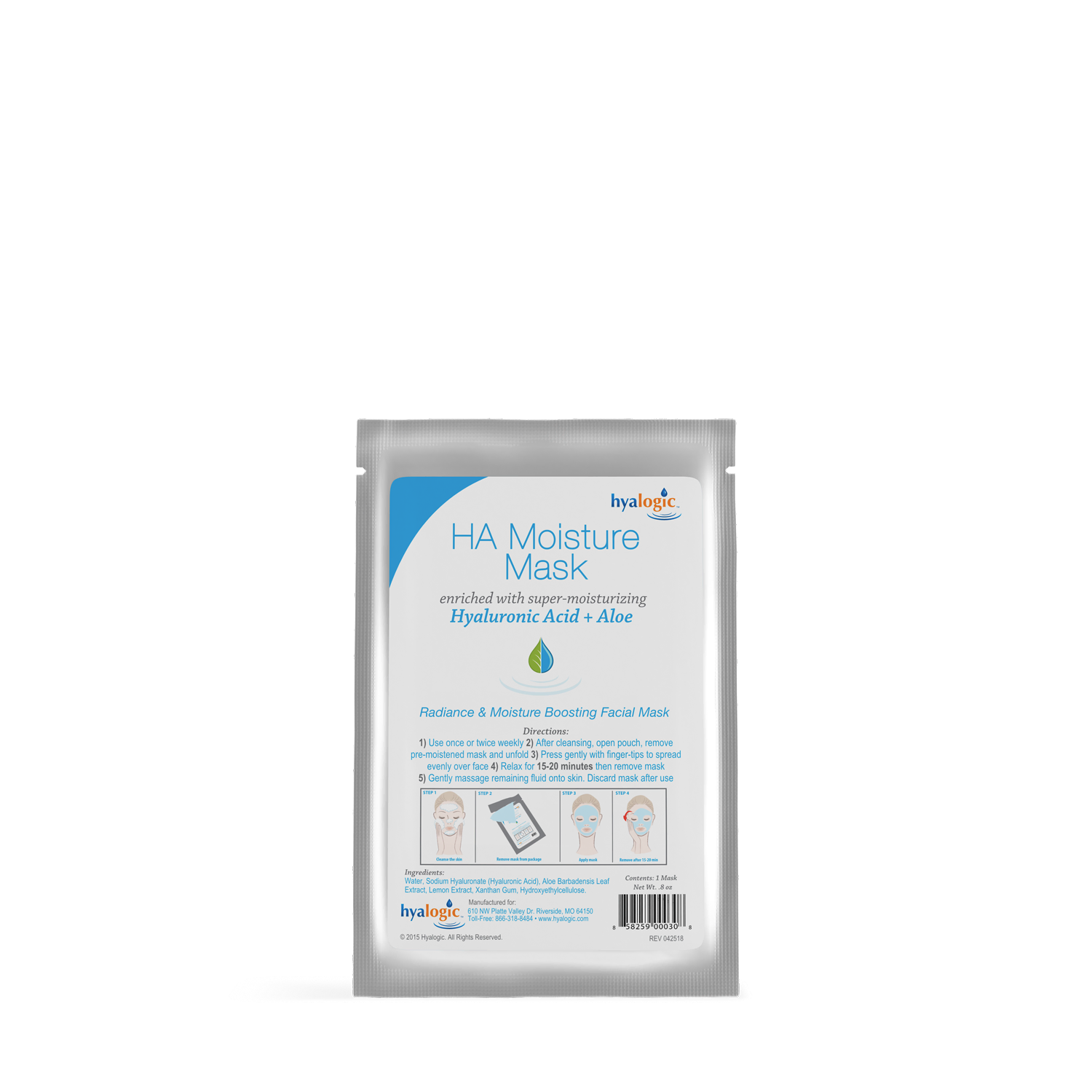 Hyaluronic Acid + Aloe Mask