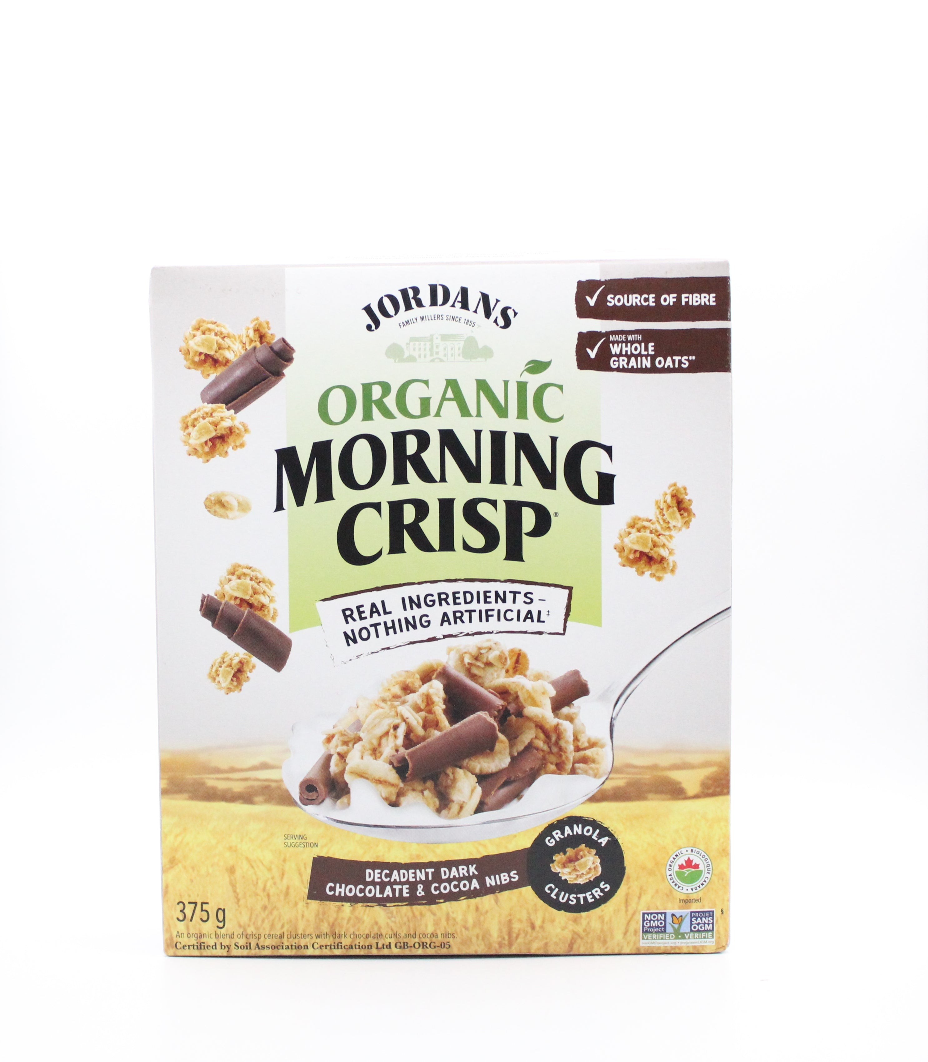 Jordans Organic Decadent Dark Chcoolate & Cocoa Nibs Granola Clusters