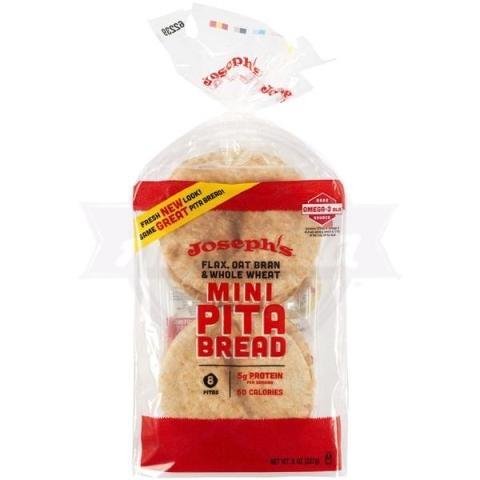Joseph's Bakery Flax & Oat Bran Mini Pita