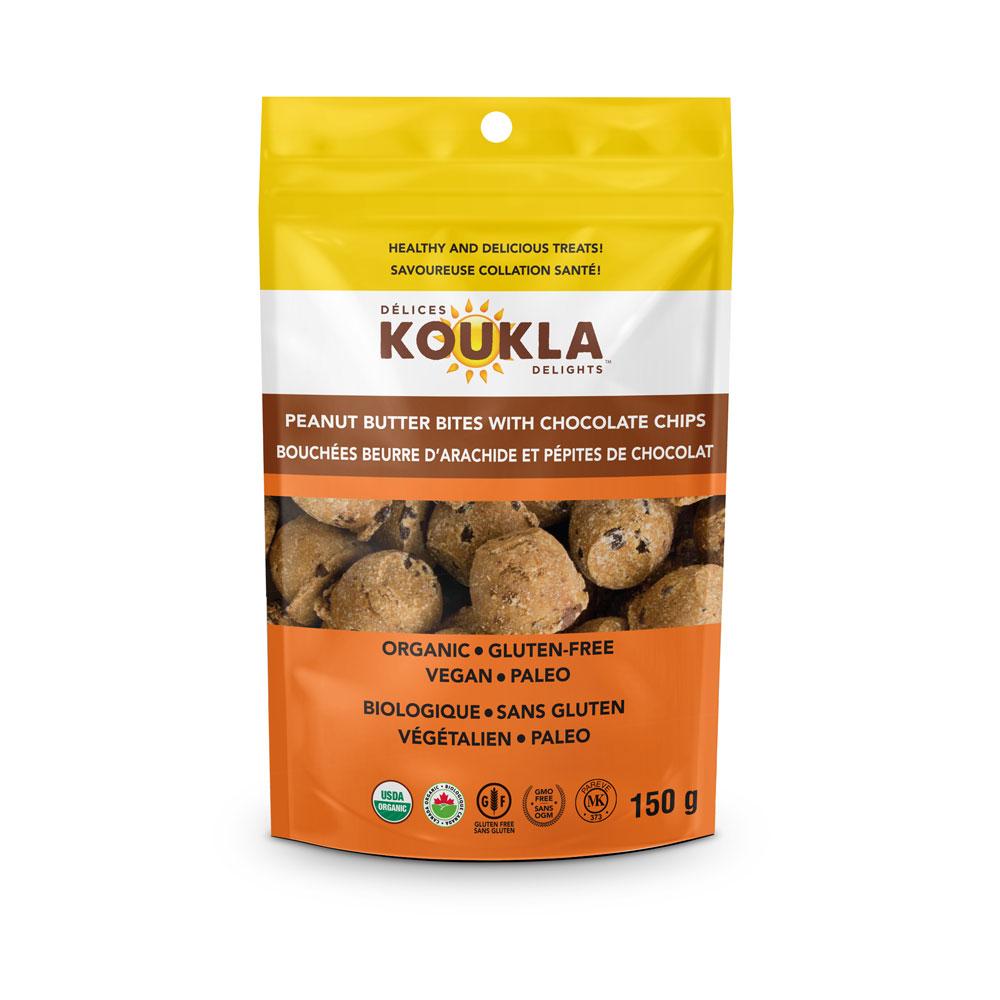 Koukla Delights Peanut Butter Chocolate Chip Bites