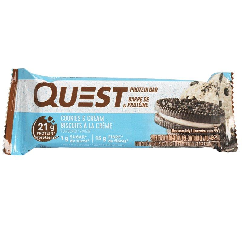 Quest Gluten Free Cookies & Cream Pro Bar