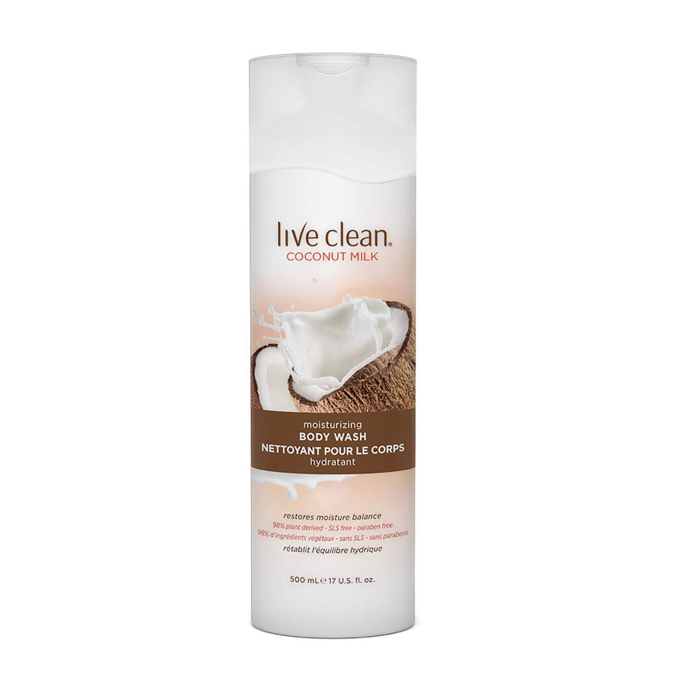 Live Clean Coconut Milk Body Wash