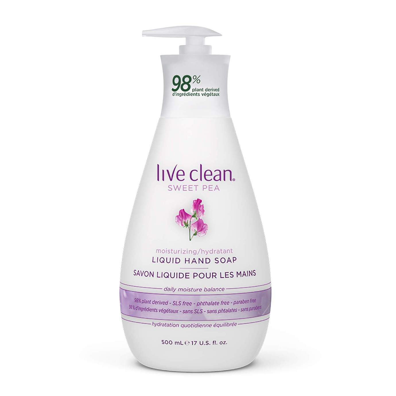 Live Clean Sweet Pea Liquid Hand Soap